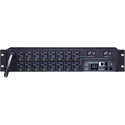 CyberPower Switched-by-Outlet Metered PDU24A 100- 120V NEMA L5-30P IN 16 NEMA 5-20R Outlets 12