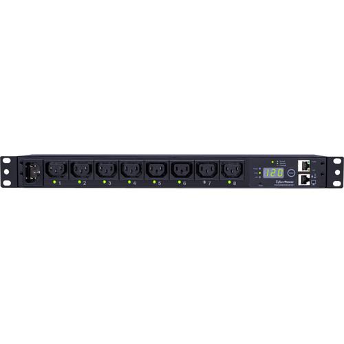 CyberPower Switched PDU16A 200-240V 50 60Hz IEC-320 C20 Plug 8 IEC-320 C13 OUTS 1U 10