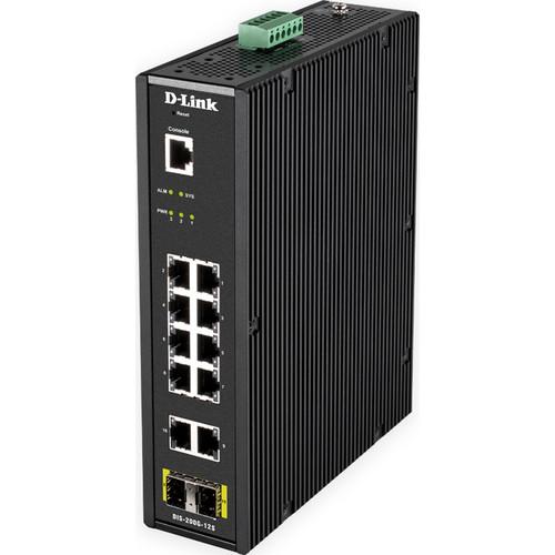 D-Link 12-Port Gigabit Smart Managed Industrial Switch