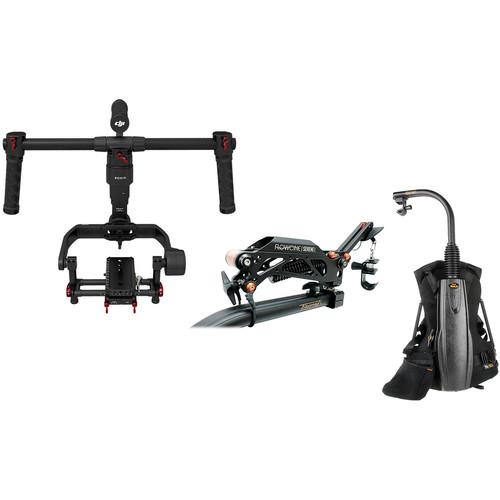 Easyrig Vario 5 with Gimbal Rig Vest and Flowcine Serene Kit with DJI Ronin-M