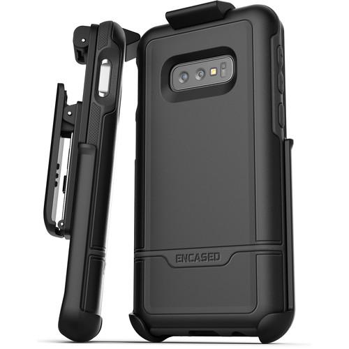 Encased Rebel Series Case with Belt Clip Holster for Samsung Galaxy S10e