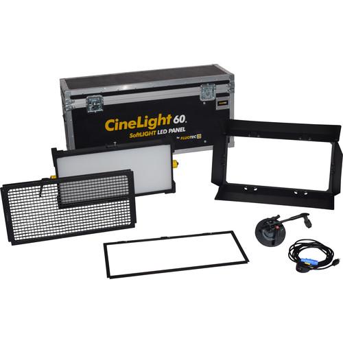 Fluotec CineLight Production 60 LED Panel 1-Light Kit with Stand Mounting Bracket