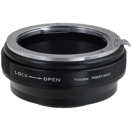 FotodioX Mount Adapter with Aperture Control Dial for Pentax K-Mount AF Lens to Micro Four Thirds Camera