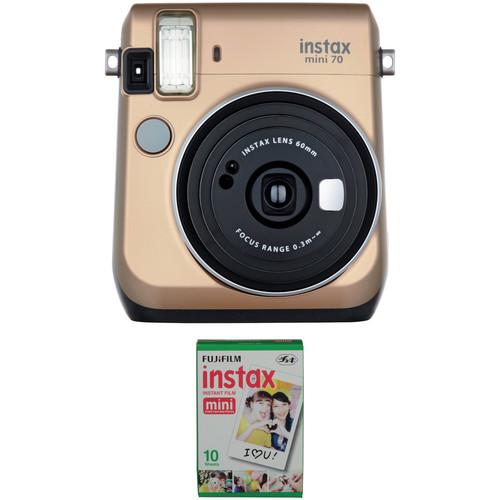 FUJIFILM INSTAX Mini 70 Instant Film Camera with Single Pack of Film Kit