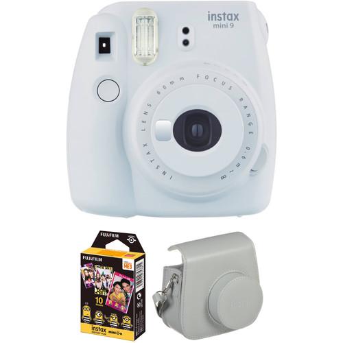FUJIFILM INSTAX Mini 9 Instant Film Camera with Instant Film and Case Kit