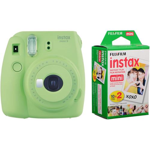 FUJIFILM INSTAX Mini 9 Instant Film Camera with Instant Film Kit