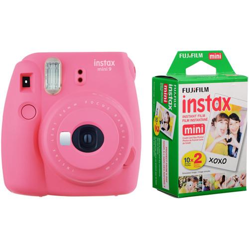 FUJIFILM INSTAX Mini 9 Instant Film Camera with Instant Film Kit
