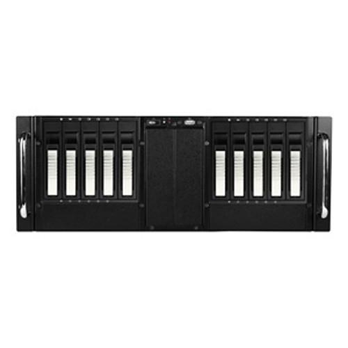 iStarUSA 4U 10-Bay Stylish Storage Server Rackmountable Chassis Kit with Hot-Swap Cage