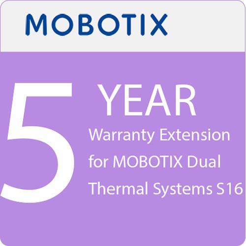MOBOTIX 5-Year Warranty Extension for MOBOTIX Dual Thermal Systems S16