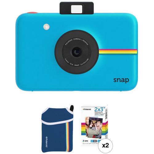 Polaroid Snap Instant Digital Camera with ZINK Photo Paper and Pouch Kit