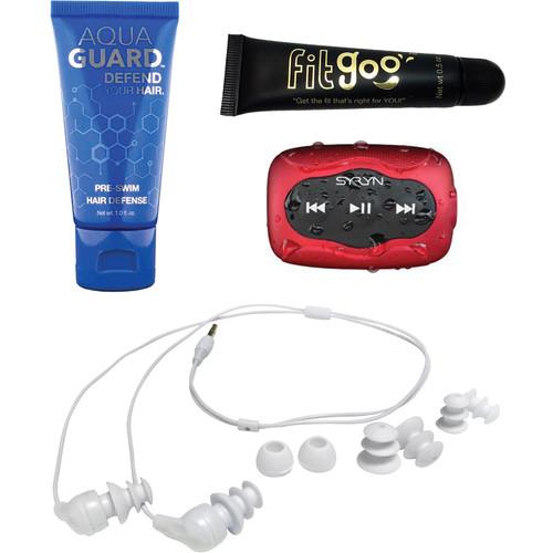 Underwater Audio SYRYN Waterproof MP3 Player and Swimbuds In-Ear Headphones Bundle