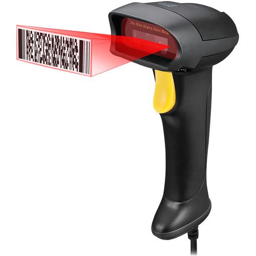 Adesso USB 2D and 1D Long Range Handheld Barcode Scanner with Superior Scanning Rate