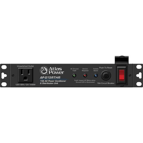 Atlas Sound 15A Half-Width Rack Power Conditioner with Remote Activation