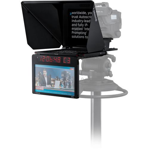Autoscript Epic-IP On-Camera Package with 17" Prompt Monitor and Integrated 17" Talent Monitor