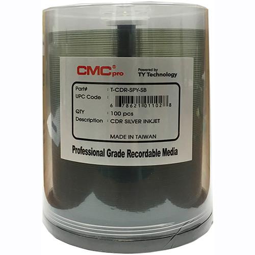 CMC Pro CD-R 48x Silver Inkjet Printable Disc