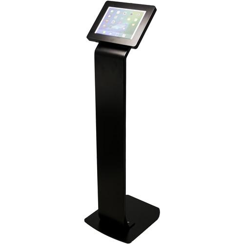 CTA Digital Premium Locking Floor Stand Kiosk for Select iPad, Galaxy, and Other 9.7-10.5" Tablets