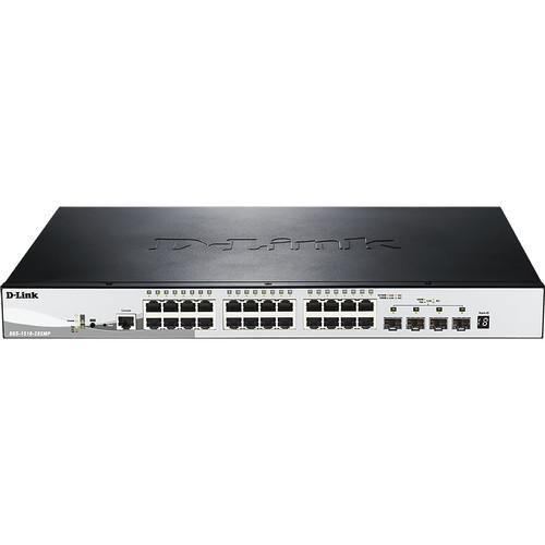 D-Link DGS-1510 Stackable 28-Port Smart Managed PoE Switch with 10G Uplinks