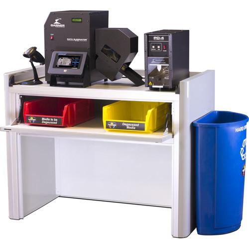 Garner SW-2 Workstation with HD-3WXL Degausser, IRONCLAD Verification & PD-4 Destroyer