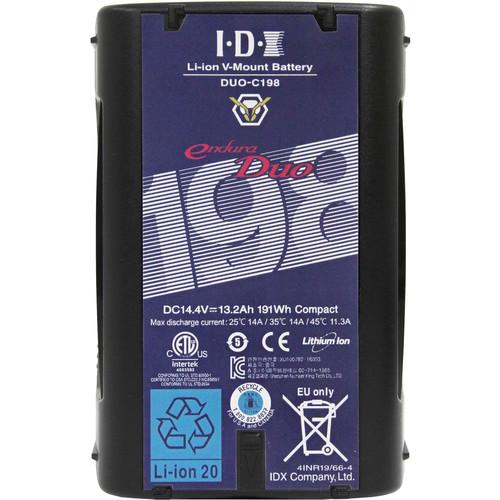 IDX System Technology DUO-C198 191Wh High-Load Battery with D-Tap Advanced, Standard D-Tap & USB Port