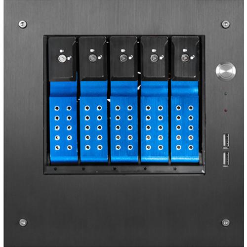 iStarUSA Compact Stylish 5x 3.5" Hotswap Trayless mini-ITX Tower