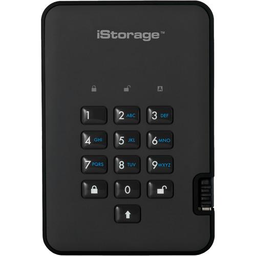 Istorage 3TB diskAshur2 USB 3.1 Encrypted Portable HDD