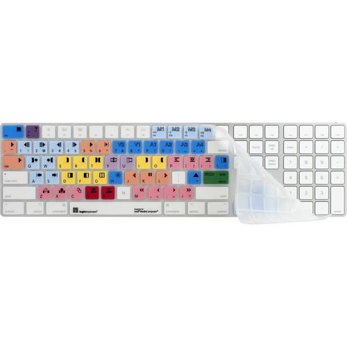 LogicKeyboard Avid Media Composer Cover for Apple Magic Keyboard with Numeric Keypad