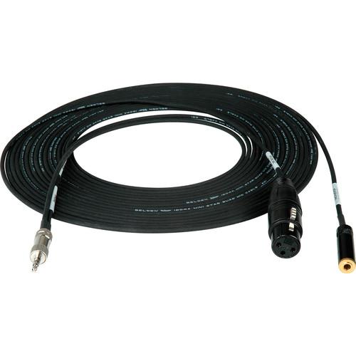 Sescom TRRS to XLR Microphone & 3.5mm Monitoring Jack Cable for Select iPhone iPod iPad
