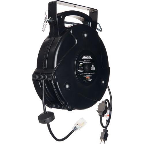 Stage Ninja 12-AWG 1-Outlet Retractable Power Reel with LED Power Indicator and Circuit Breaker