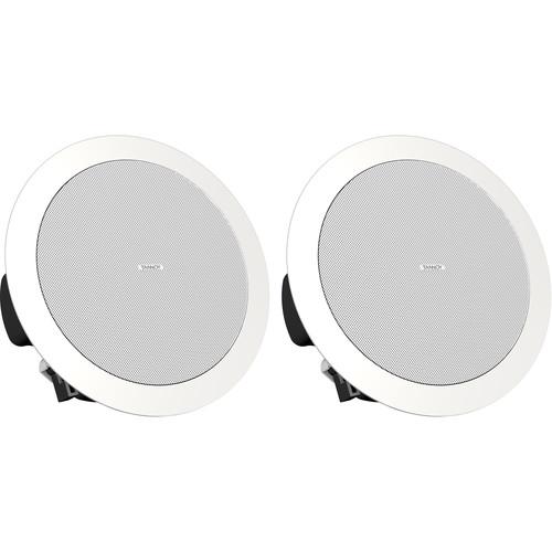 Tannoy CVS 4 MICRO EN54-Certified Coaxial In-Ceiling Loudspeaker with Shallow Backcan