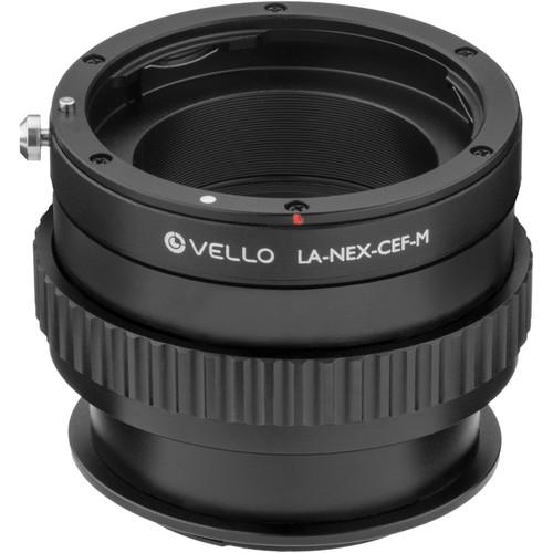Vello Canon EF EF-S Lens to Sony E-Mount Camera Lens Adapter with Macro