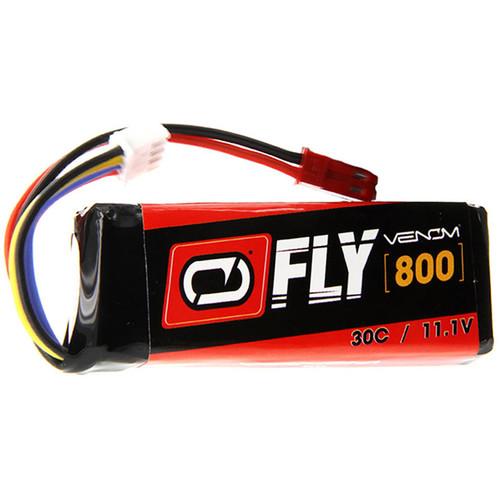 Venom Group Fly 30C 3S 800mAh 11.1V LiPo Battery with JST Plug