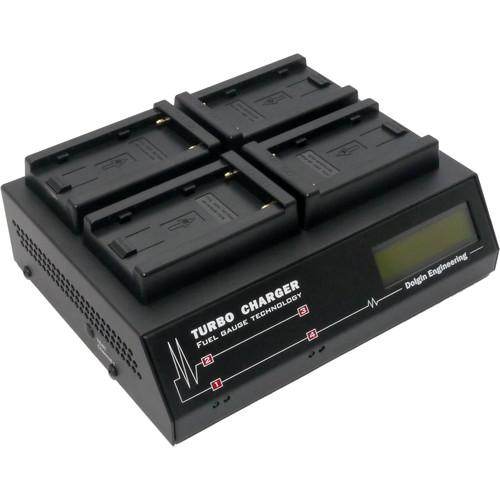 Dolgin Engineering TC400-TDM Four-Position Simultaneous Battery Charger for Sony L-Series