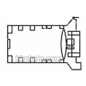 ETC Lens Tube with Lens for Source Four Black Ellipsoidals - 19 Degrees