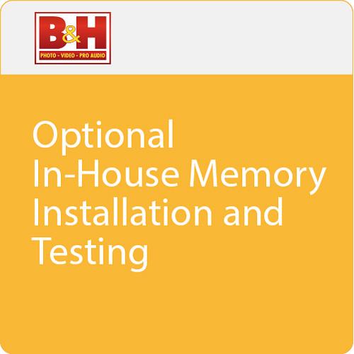 Photo Video In-house Memory Installation & Testing Service