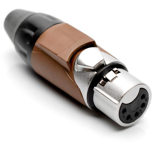 Amphenol AX Series 5-Pin XLRF Cable Connector with Marking Sleeve