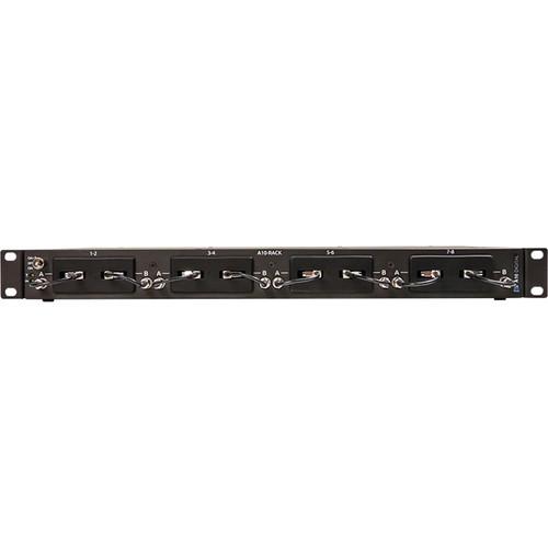 Audio Ltd. A-10-RACK for 4-Slot-In, 2-Channel Wireless Receivers with Power Antenuator