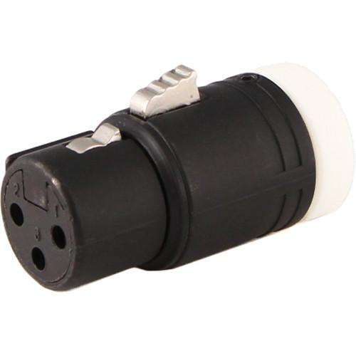 Cable Techniques CT-LPXLR-3F-W Low-Profile XLR 3-Pin Female Connector with Adjustable Side Cable-Exit