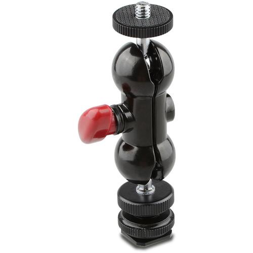 CAMVATE 360° Rotating Double Ball Head with Shoe Mount & 1 4"-20 Screw