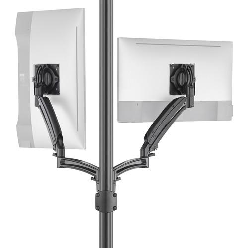 Chief K1P220BXRH Kontour Articulating Dual Monitor Reduced-Height Pole Mount