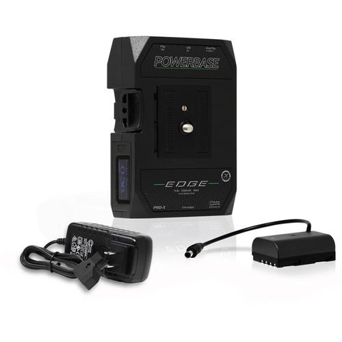 Core SWX Powerbase EDGE Battery with DMW-BLF19 Cable & D-Tap Charger