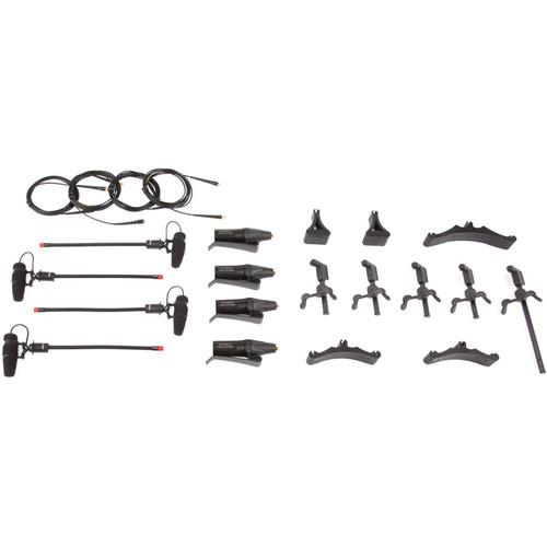DPA Microphones d:vote Core 4099 Classic Touring Kit with 4 Mics and Accessories