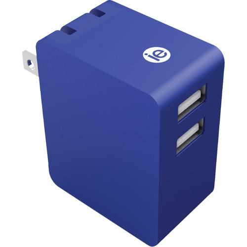 iEssentials 3.4A Dual Port USB Type-A Wall Charger