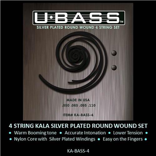 KALA Silver-Plated Roundwound U-Bass Strings