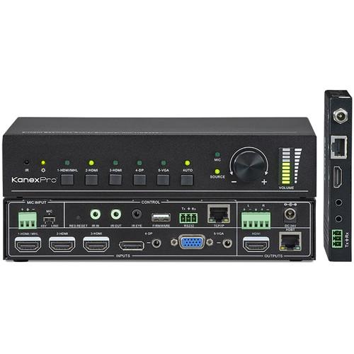 KanexPro HDBaseT 5-Input Presentation Switcher and Scaler