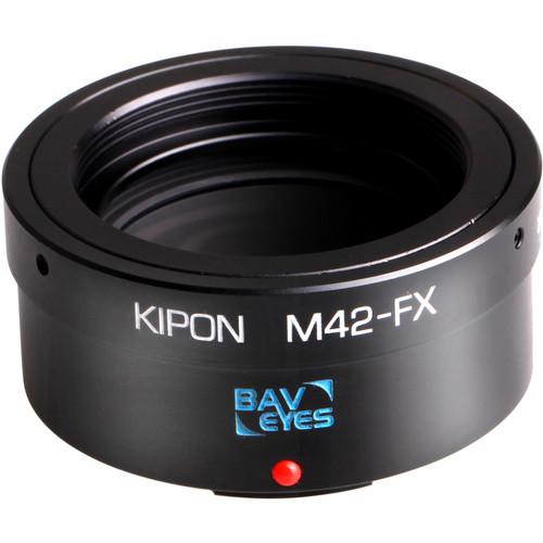 KIPON Baveyes 0.7x Lens Mount Adapter for M42 Lens to FUJIFILM FX-Mount Camera