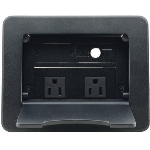 Kramer TBUS-3 Table Mount Multi-Connection Solution - Tilt-Up Lid