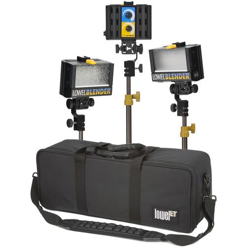 Lowel Blender 3-Light LED Kit with Hard Case