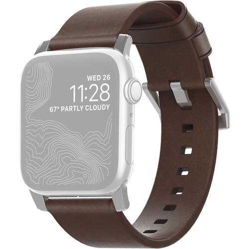Nomad Modern Leather Watch Strap for 42mm 44mm Apple Watch