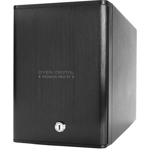 Oyen Digital 20TB Mobius Pro 5C 5-Bay USB-C External Drive Array with SoftRAID