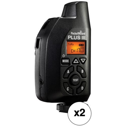 PocketWizard Plus III Two Transceiver Kit
